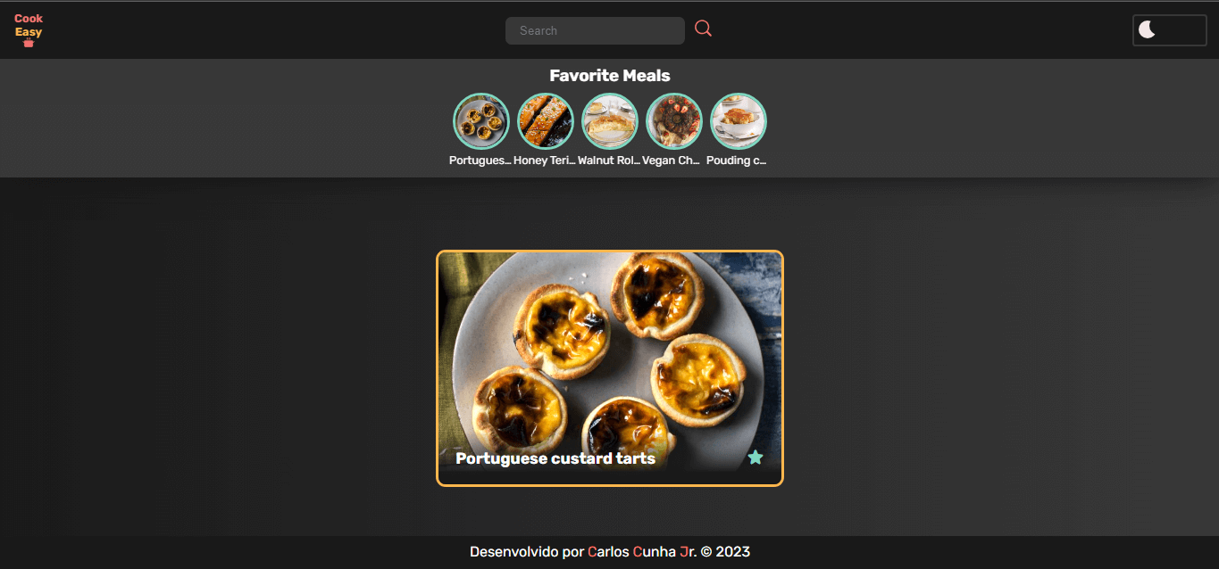 imagem do site cookEasy